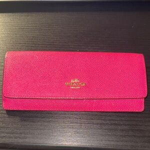 Coach Pink Wallet Rehab 52331